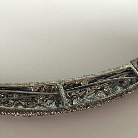 VTG Premier Designs Heirloom Intricate Design Choker-Style Necklace w/3"Extender - Picture 11 of 16